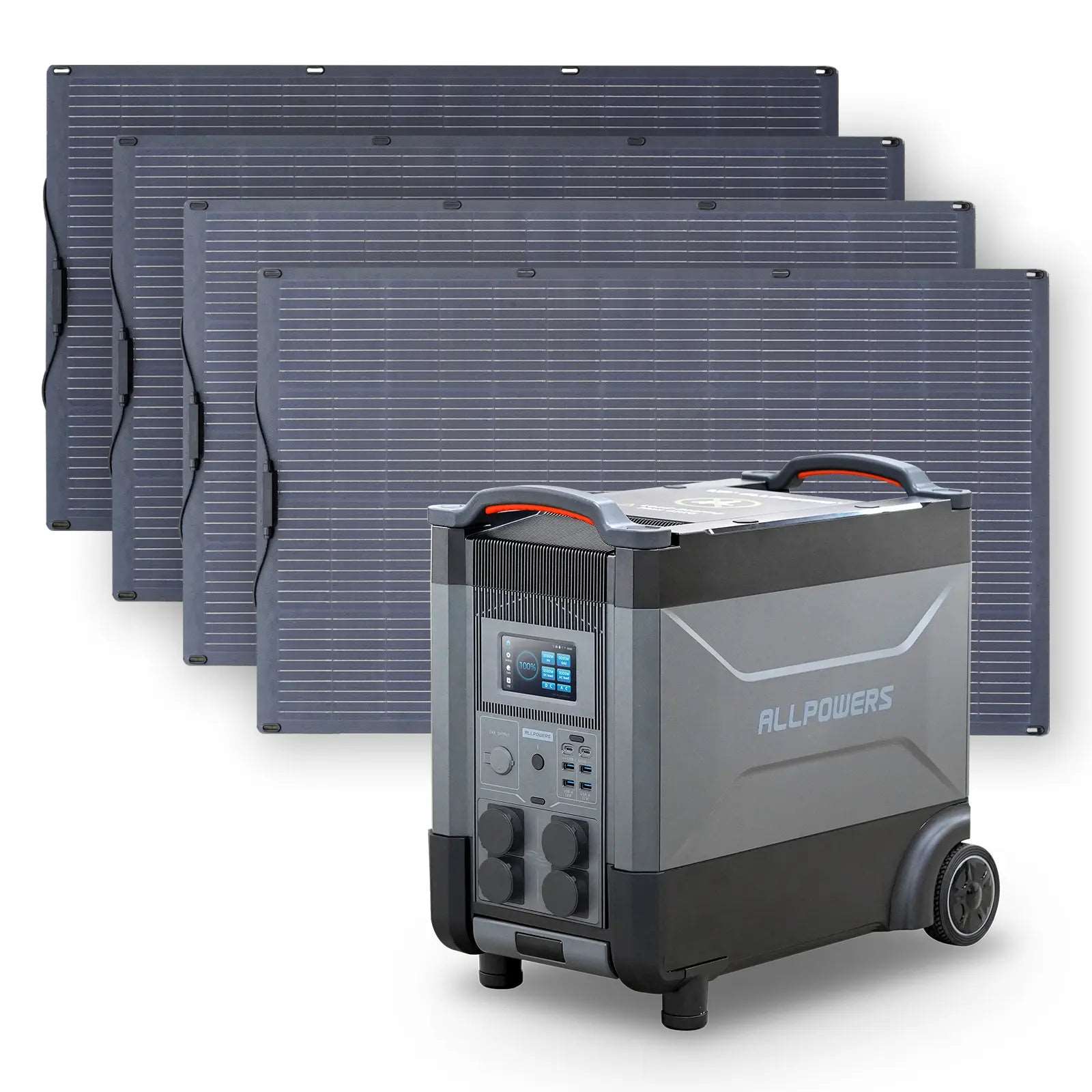 ALLPOWERS Generador Solar 4000W ( R4000 + SF200 Panel Solar Flexible 200W)