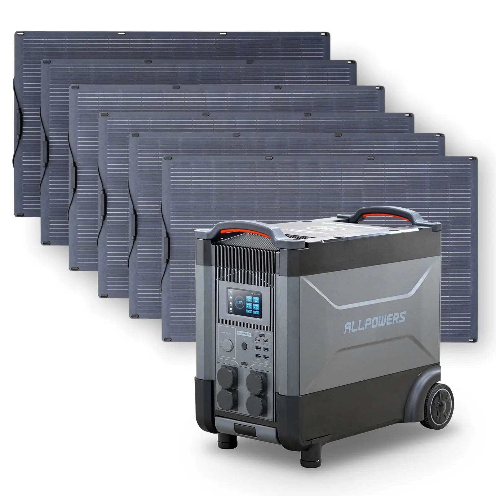 ALLPOWERS Generador Solar 4000W ( R4000 + SF200 Panel Solar Flexible 200W)