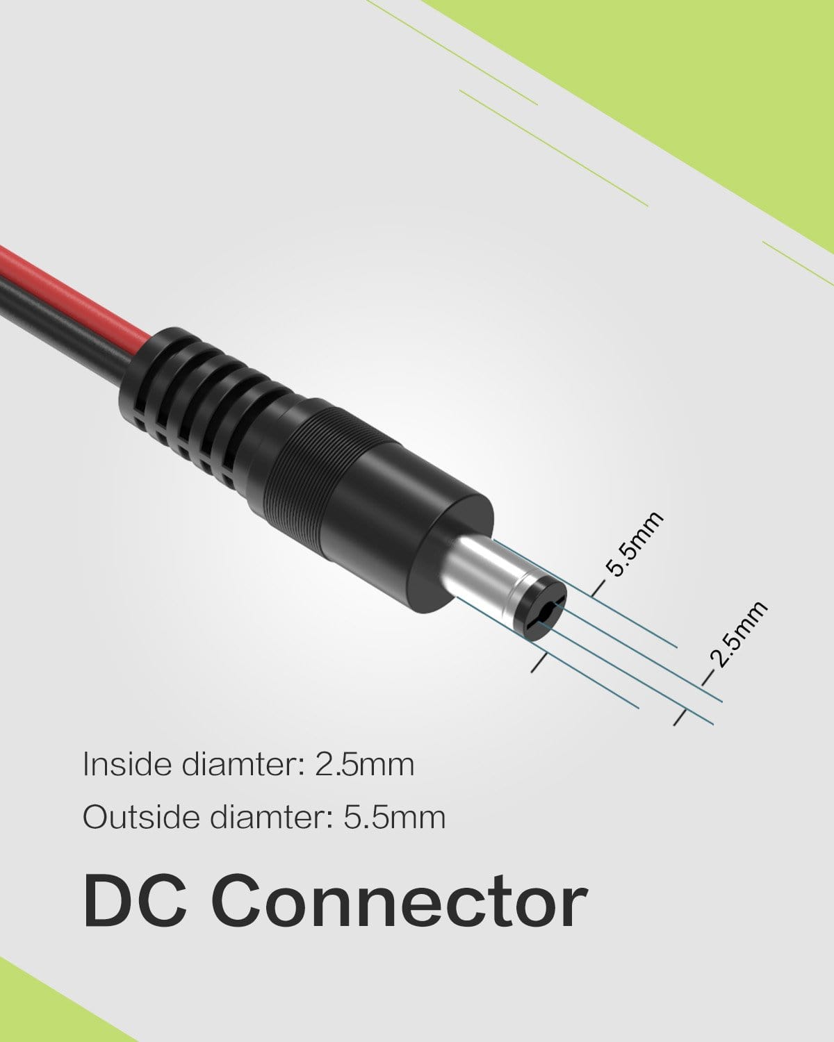 ALLPOWERS DC5525 (5,5 mm x 2,5 mm) a cable adaptador de conector Anderson