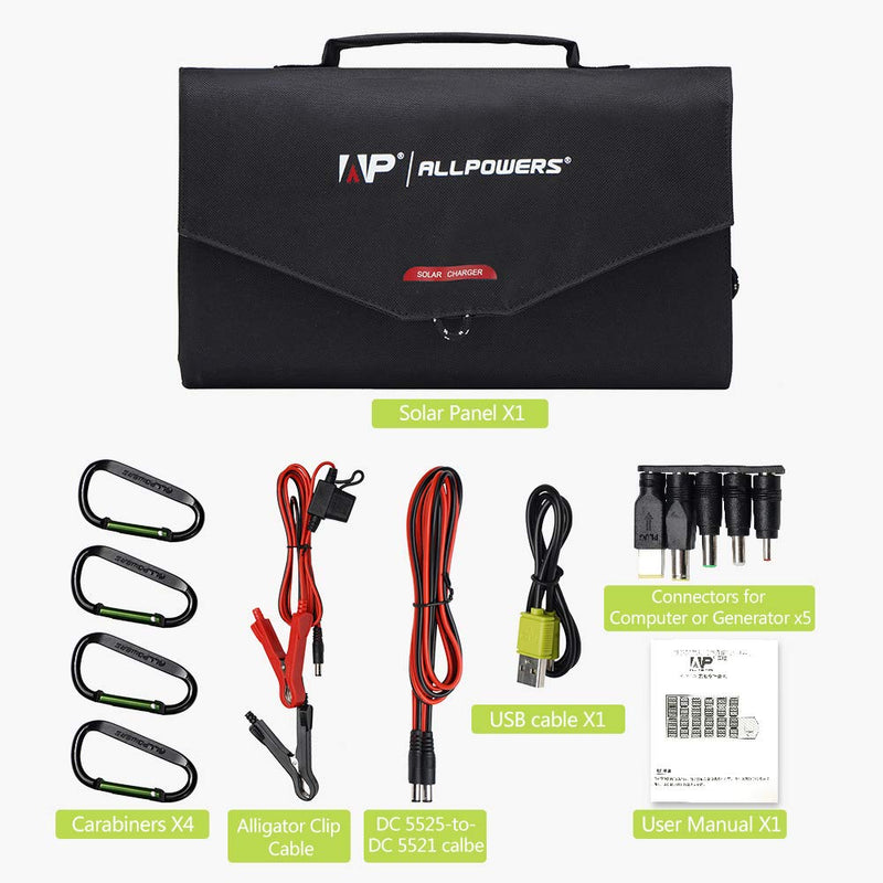 ALLPOWERS Generator Solar 200W (S200 + SP012 100W Panel Solar)