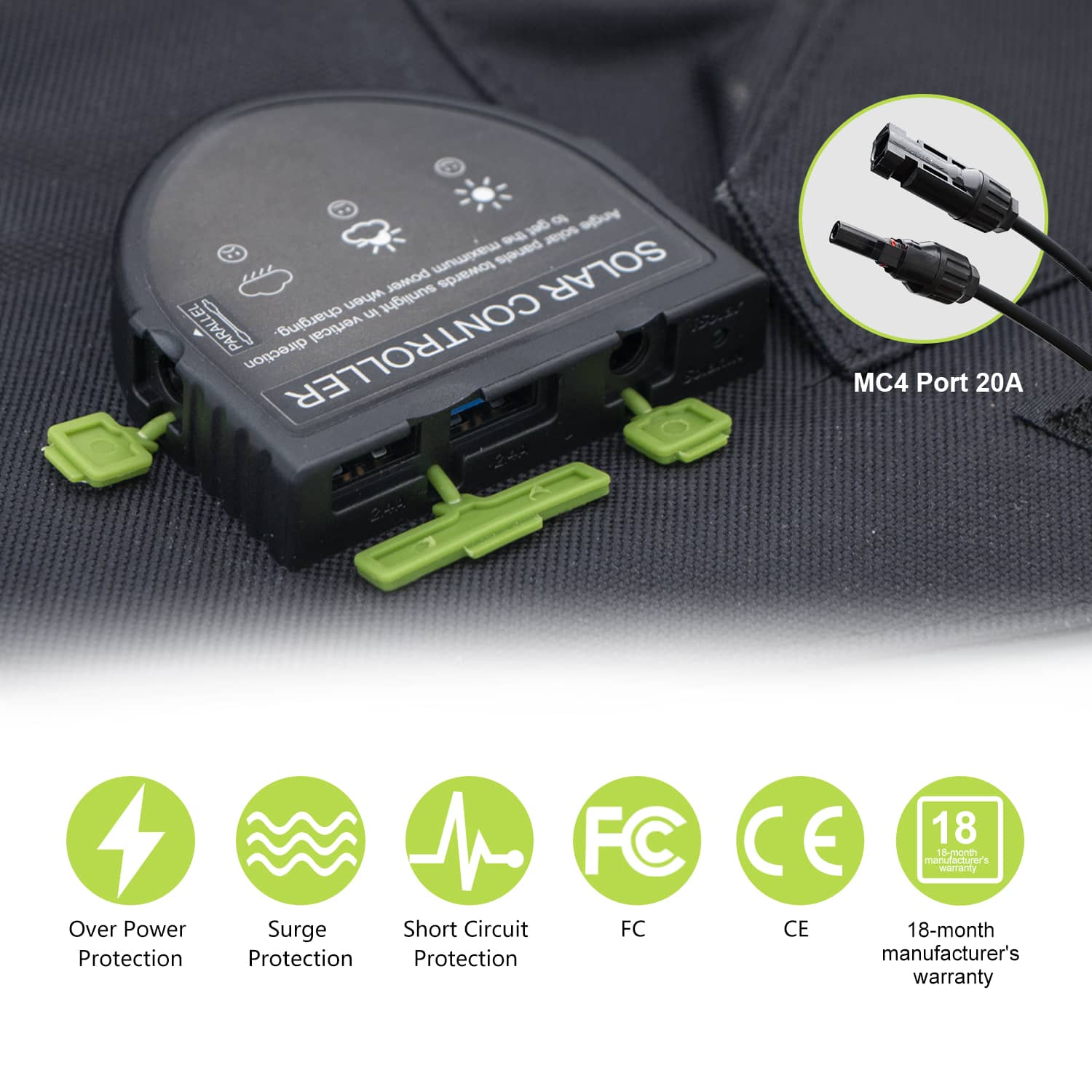 ALLPOWERS SP029 Placa Solar Portátil Monocristalino 140W