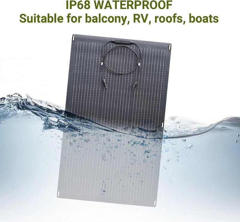 ALLPOWERS Generador Solar 2000W ( S2000 + SF200 Panel Solar Flexible 200W)