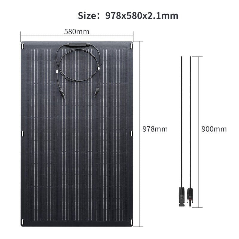 ALLPOWERS Generador Solar 1500W( S1500 + SF100 Panel Solar Flexible 100W)