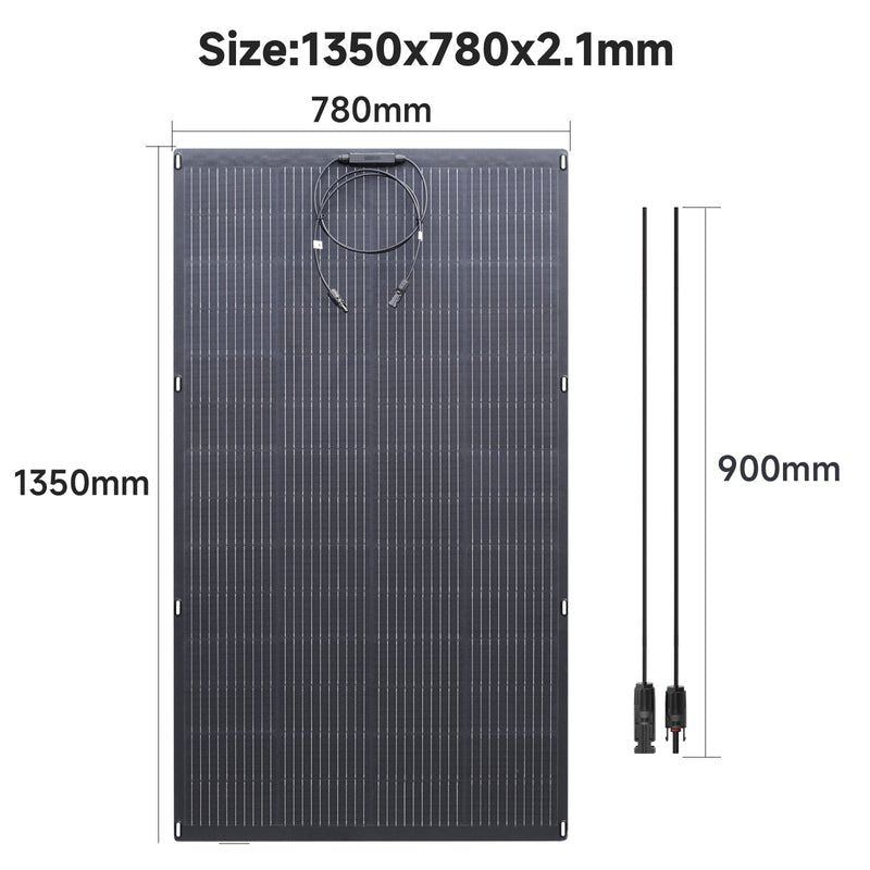 ALLPOWERS Generador Solar 4000W ( R4000 + SF200 Panel Solar Flexible 200W)