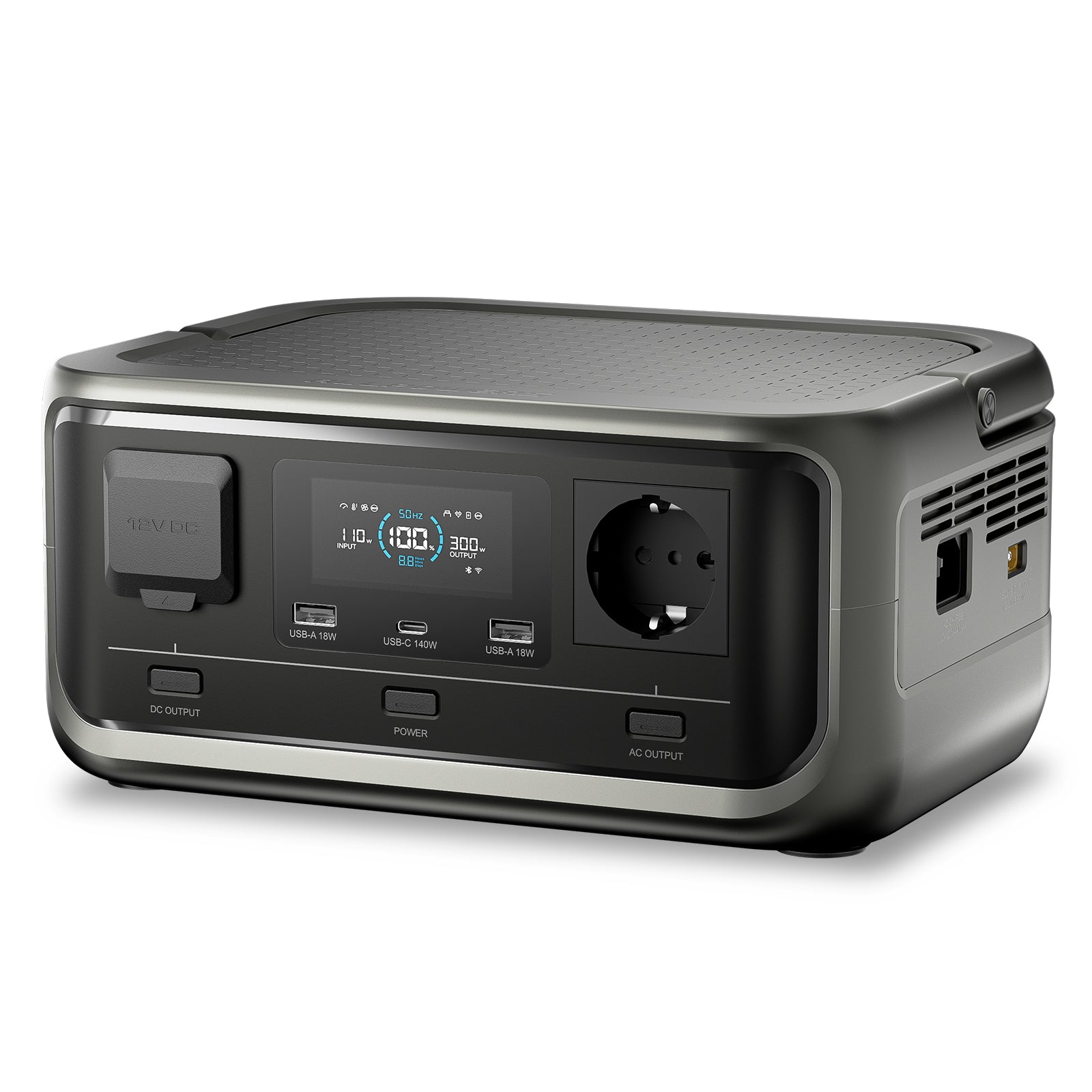 ALLPOWERS Generador Solar 300W (P300 + SOLAX SE100 Placa Solar Flexible 100W)