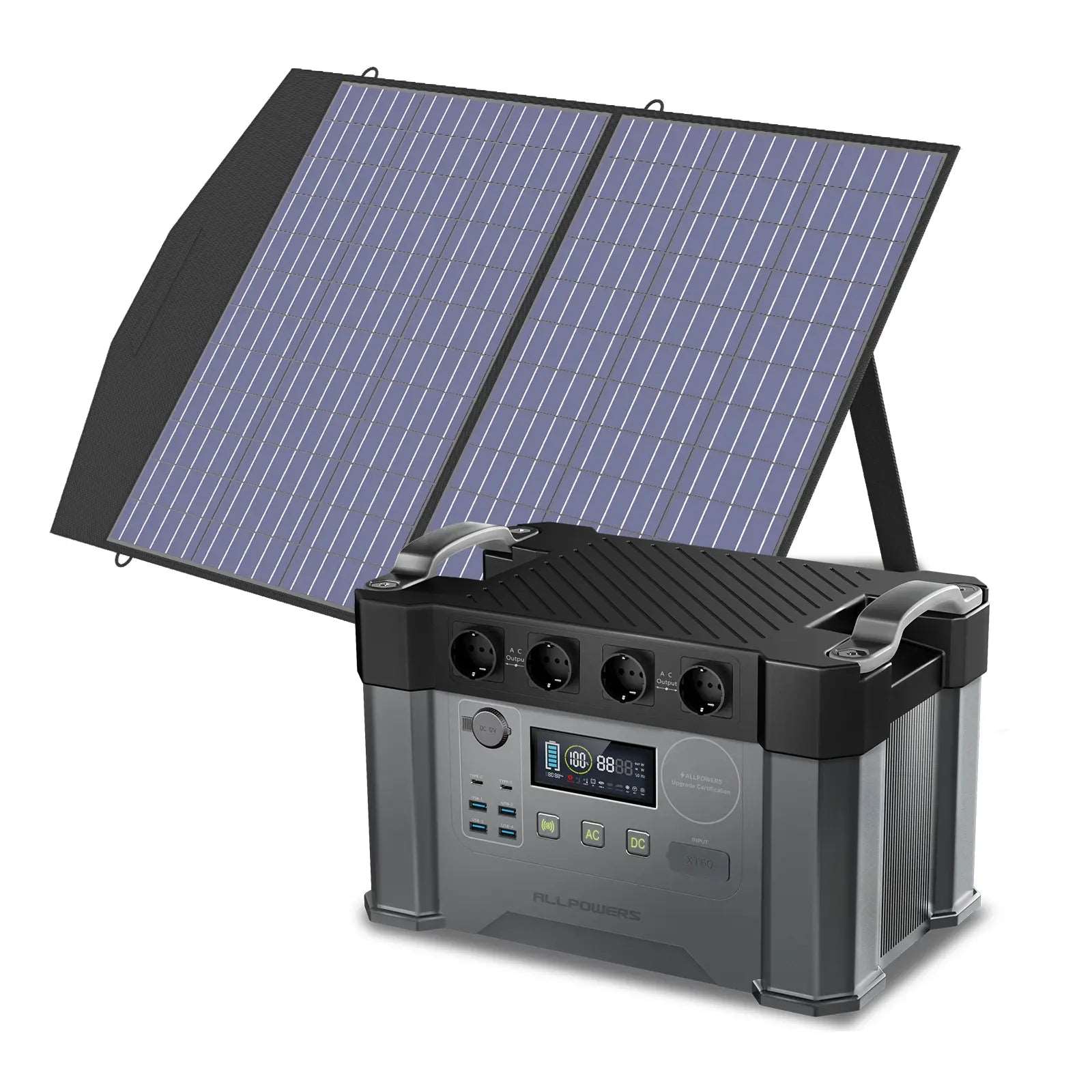 ALLPOWERS Generador Solar 2000W (S2000 + SP027 Panel Solar  100W)