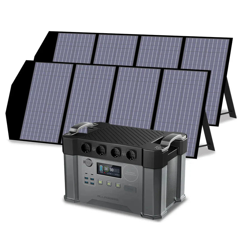 ALLPOWERS Generador Solar 2400W (S2000 Pro + SP029 Panel Solar 140W)