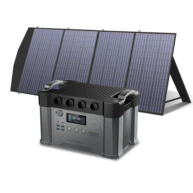 ALLPOWERS Generador Solar 2400W (S2000 Pro + SP033 Panel Solar 200W)