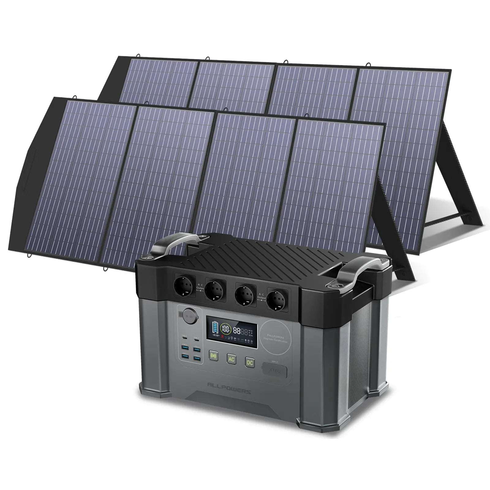 ALLPOWERS Generador Solar 2000W (S2000 + SP033 Panel Solar 200W)