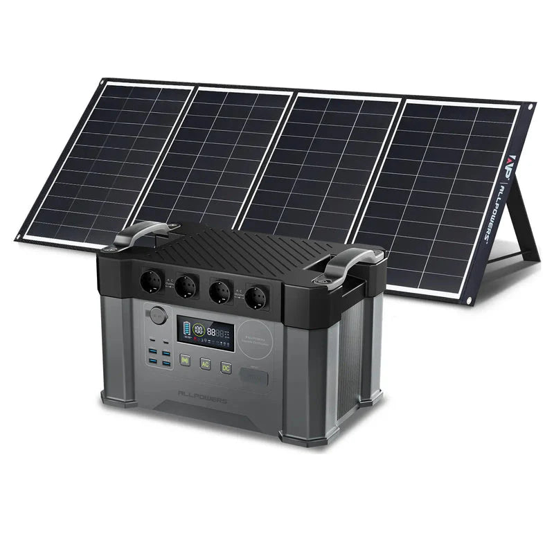 ALLPOWERS Generador Solar 2400W (S2000 Pro + SP035 Panel Solar  200W)