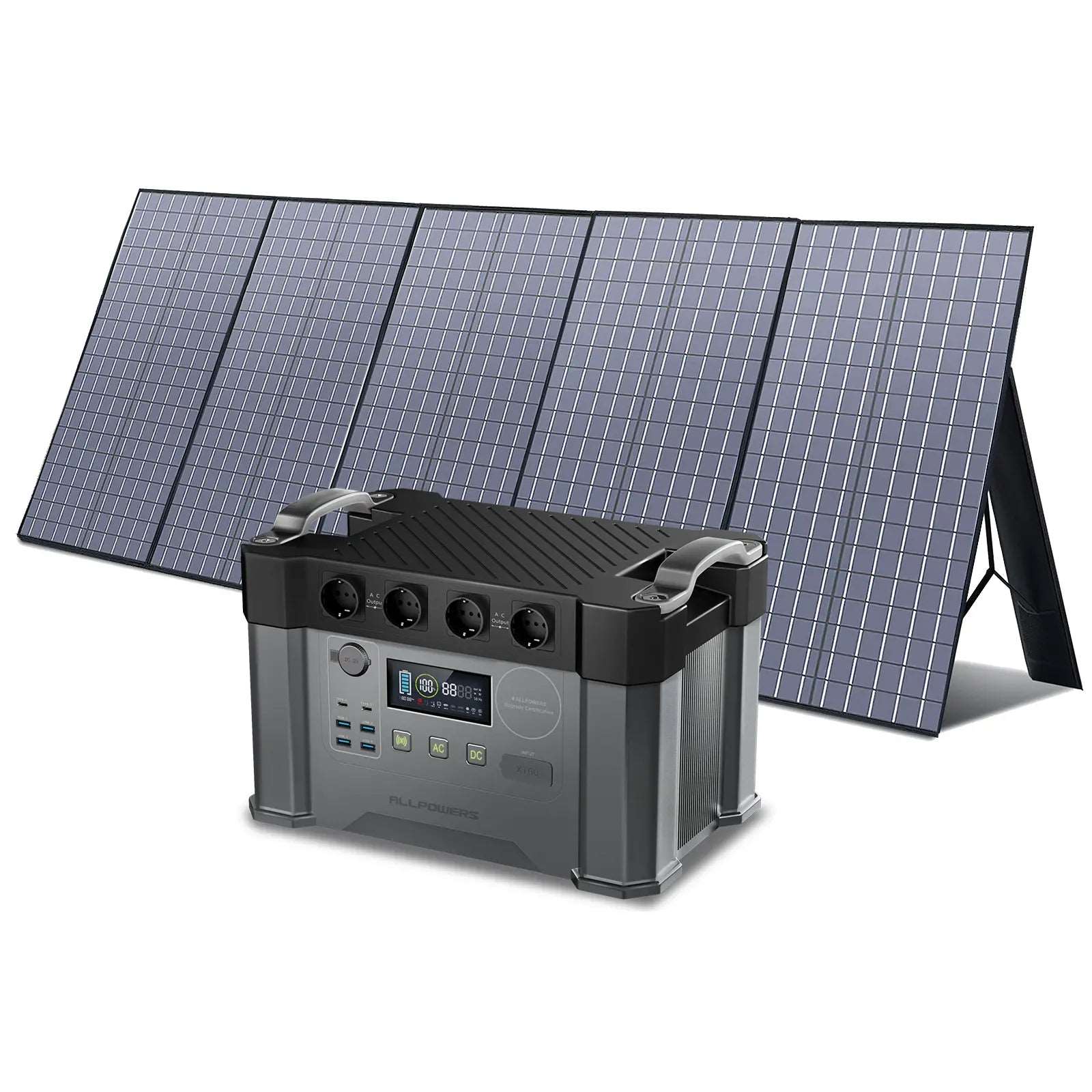 ALLPOWERS Generador Solar 2000W (S2000 + SP037 Panel Solar 400W)