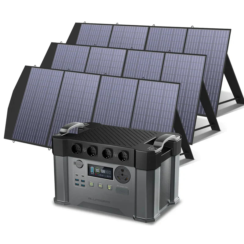 ALLPOWERS Generador Solar 2400W (S2000 Pro + SP033 Panel Solar 200W)