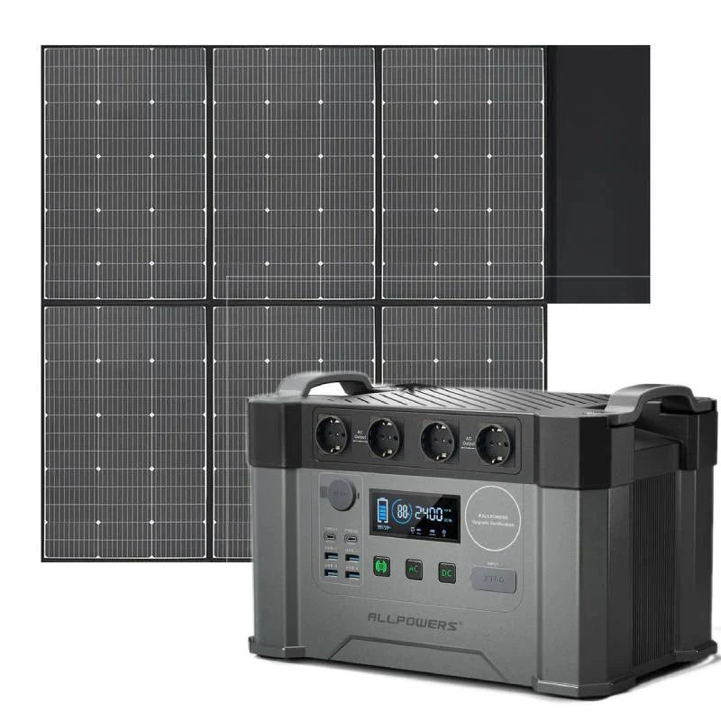 ALLPOWERS Generador Solar 2400W (S2000 Pro + SP039 Panel Solar 600W)