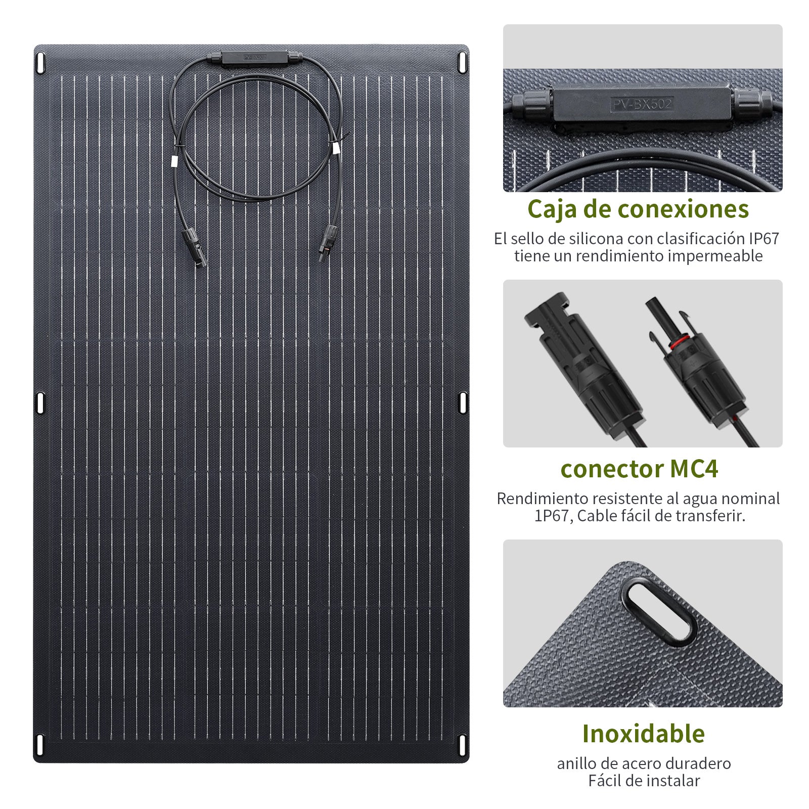 ALLPOWERS SF100 Placa Solar Flexible 100W