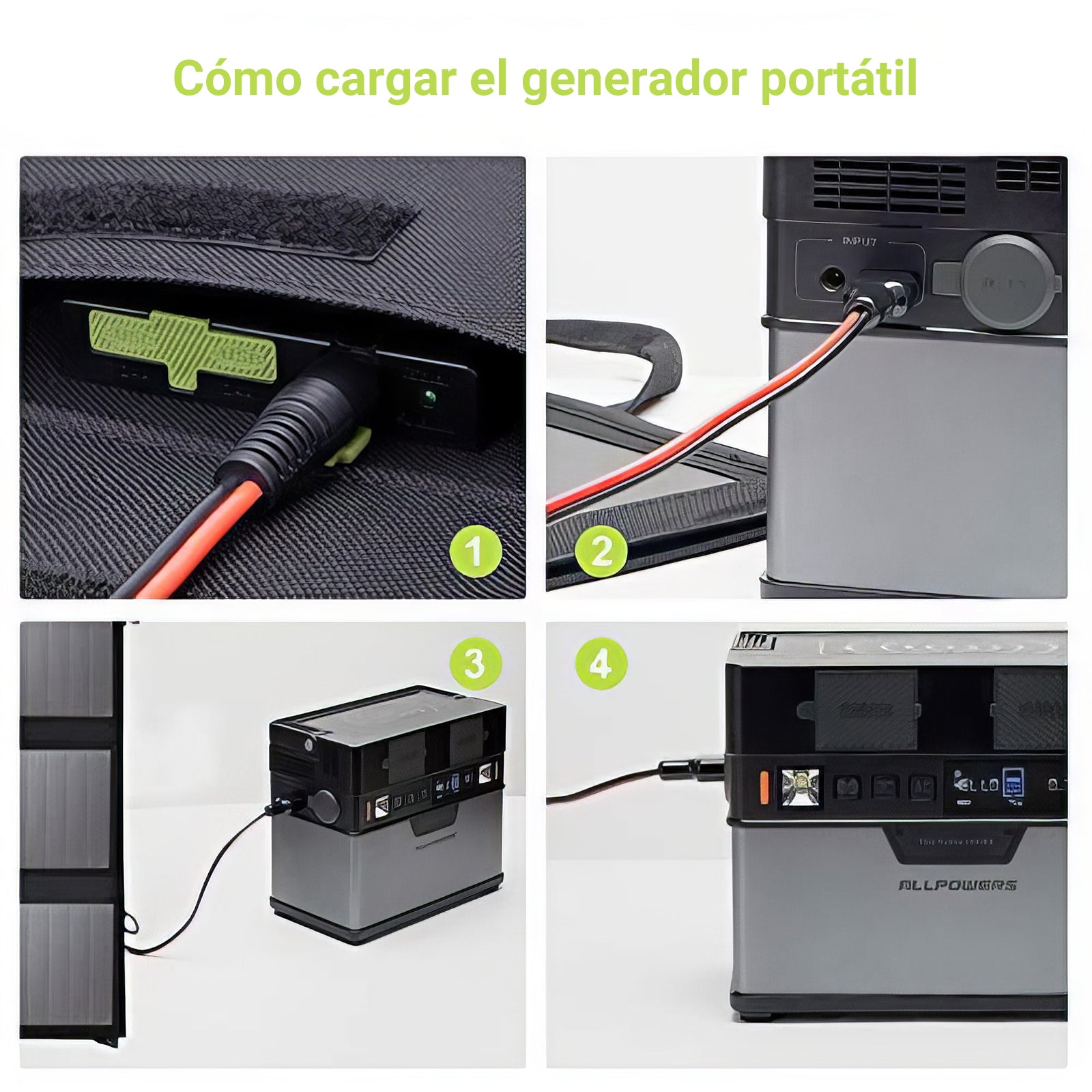 ALLPOWERS SP012 Placa Solar Portátil Plegable 100W