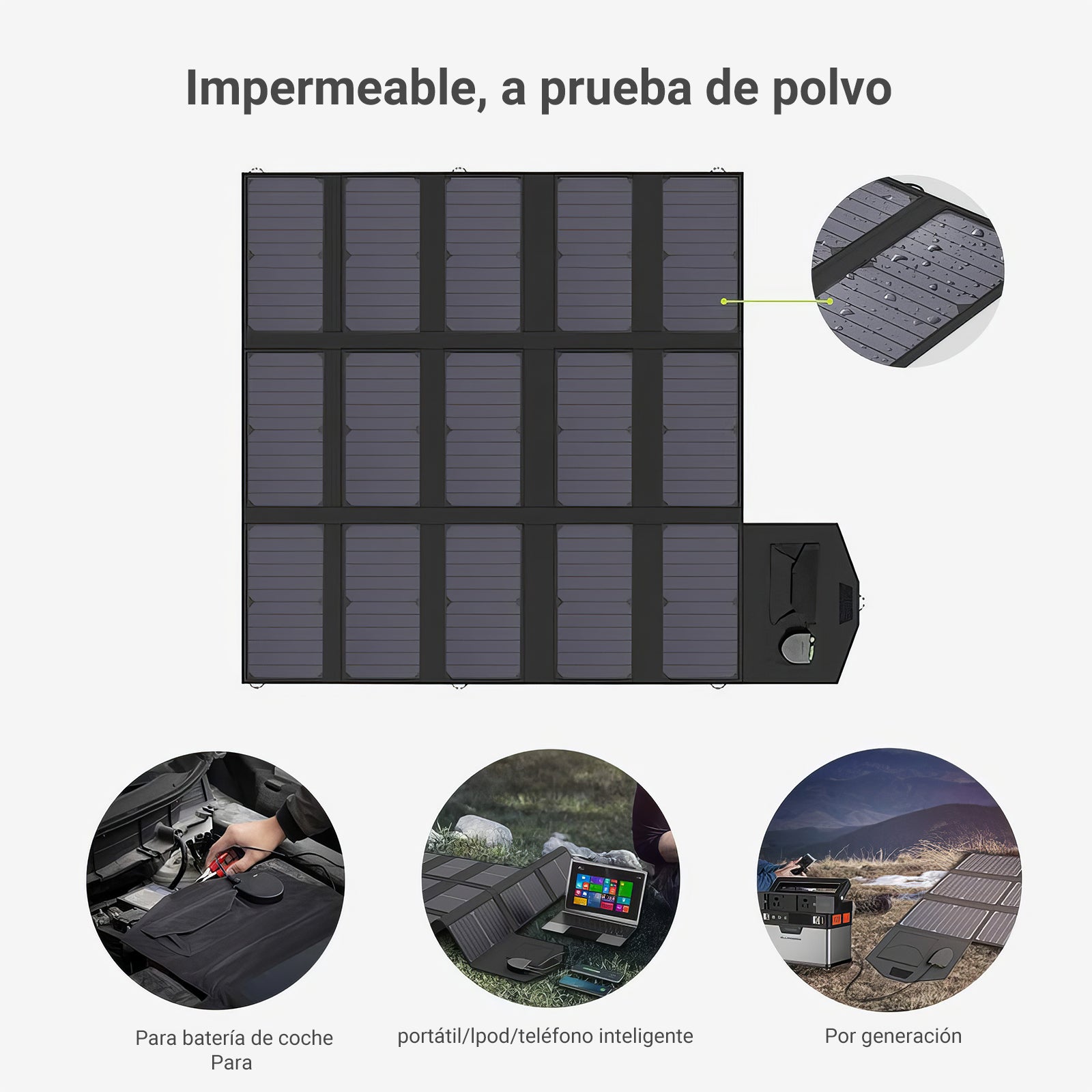 ALLPOWERS SP012 Placa Solar Portátil Plegable 100W