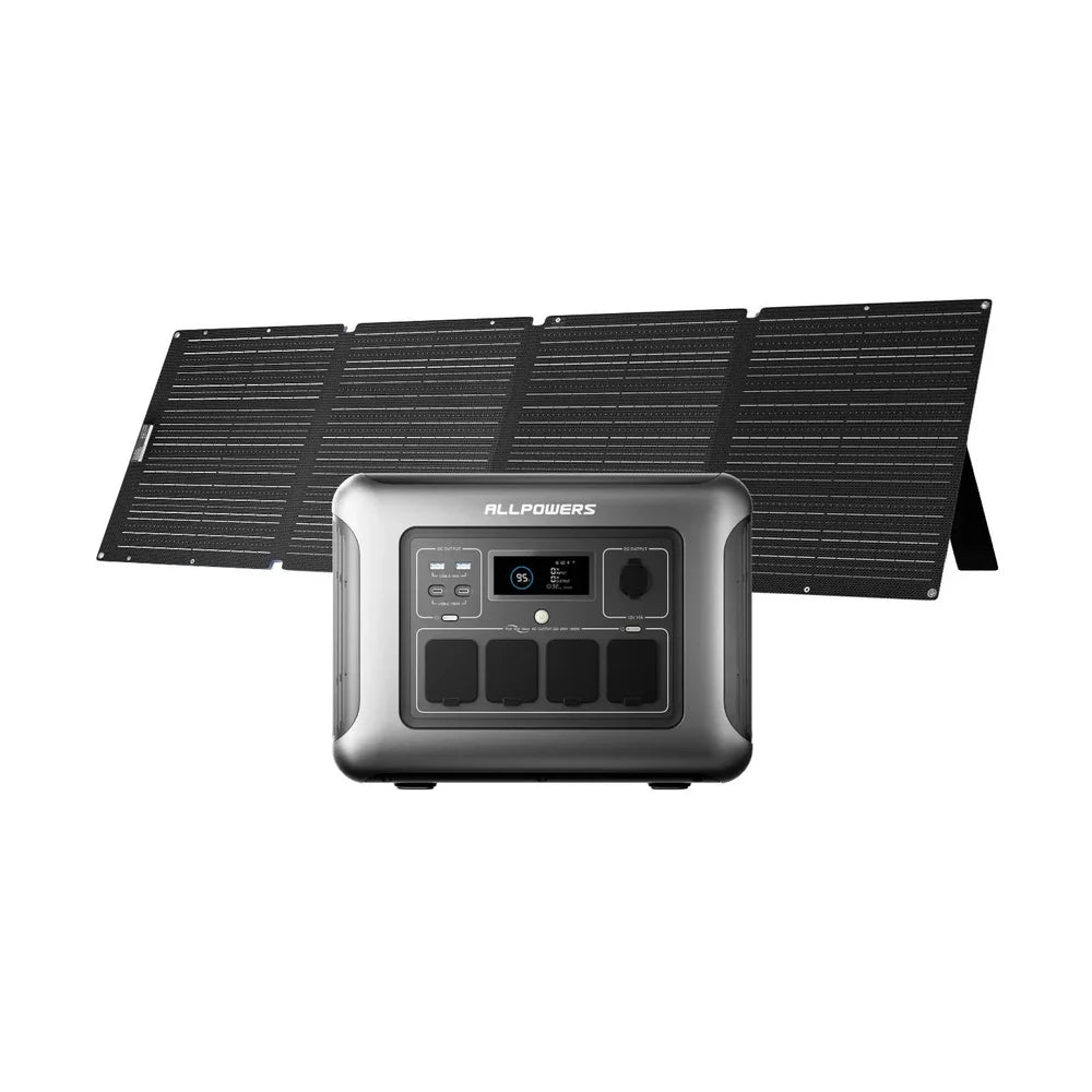 ALLPOWERS R1500 LITE Estación de Energía Portátil 1600W 1056Wh LiFeP04 Batería