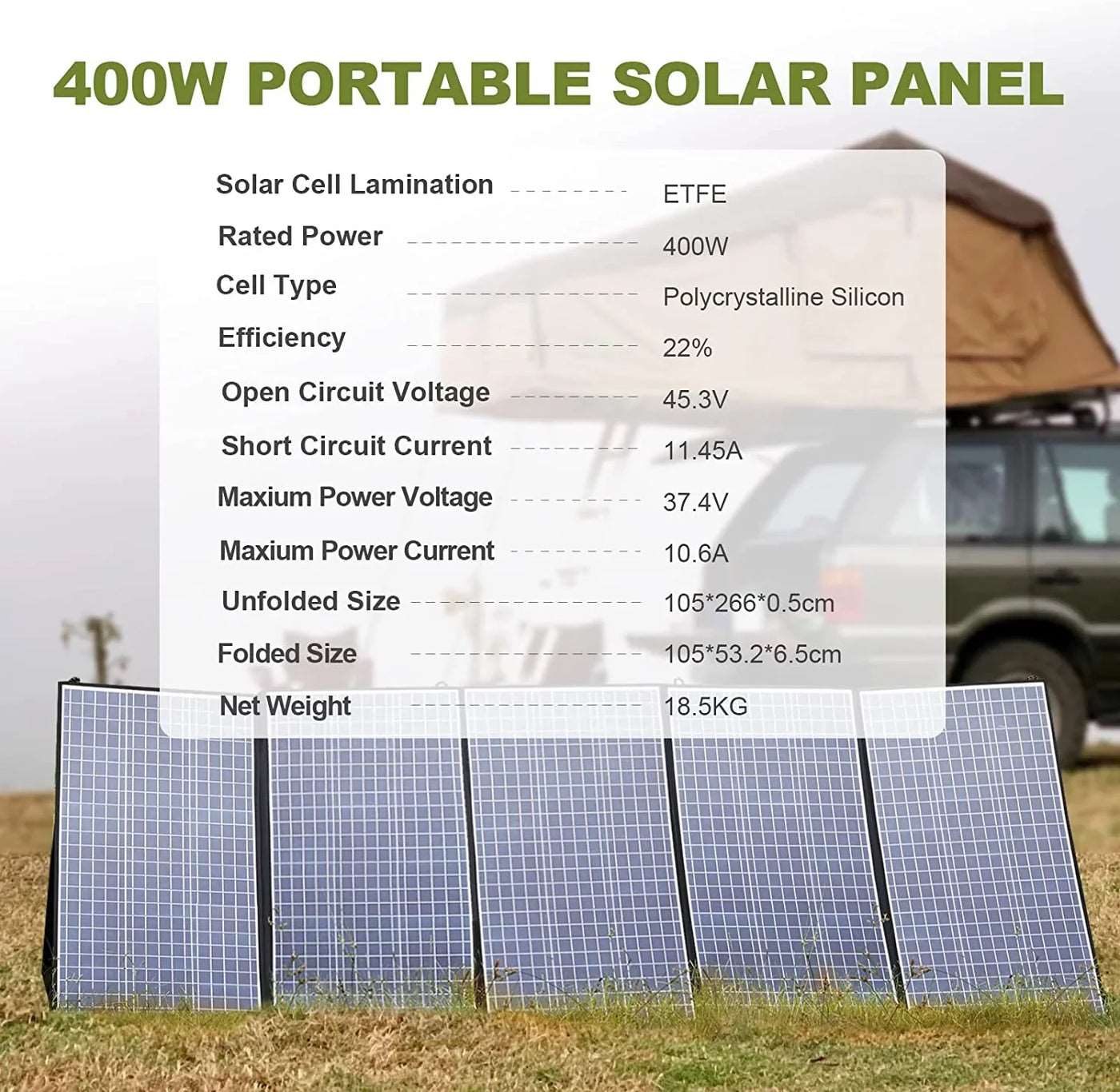 ALLPOWERS Generador Solar 2500W (R2500 + SP037 Panel Solar 400W)