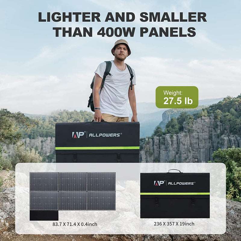 ALLPOWERS Generador Solar 4000W (R4000 + SP039 Panel Solar 600W)