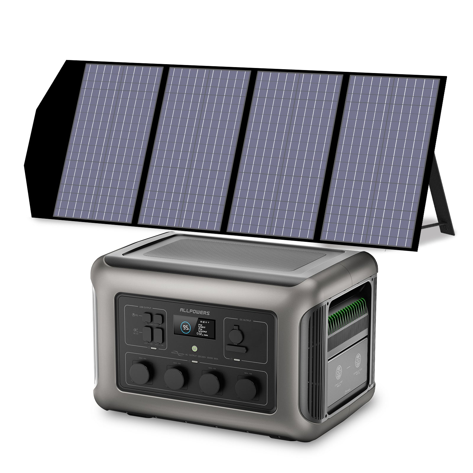 ALLPOWERS Generador Solar 3500W (R3500 + SP029 Panel Solar 140W)