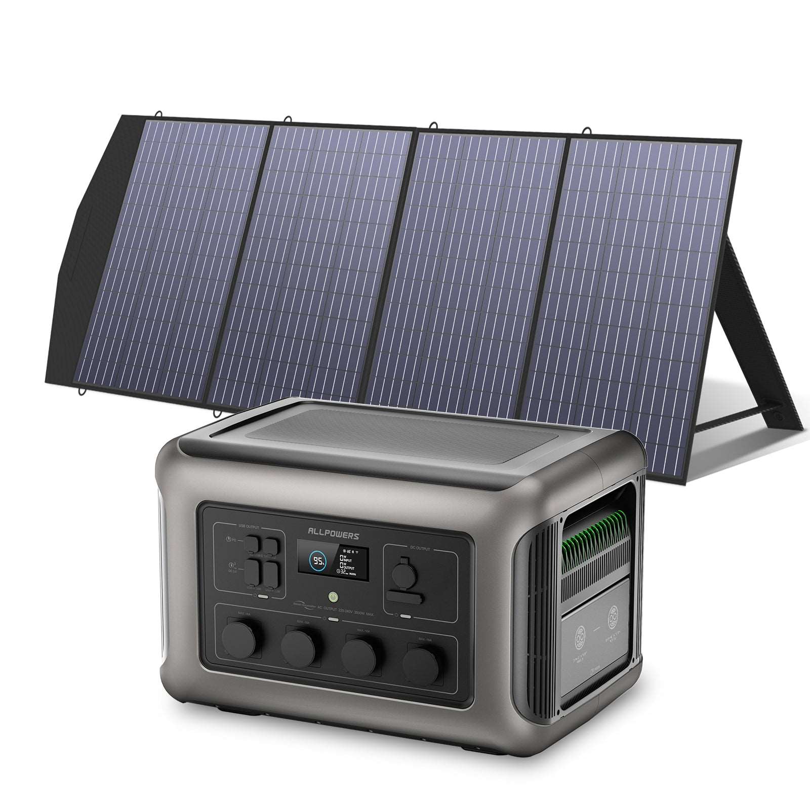 ALLPOWERS Generador Solar 3500W (R3500 + SP033 Panel Solar 200W)