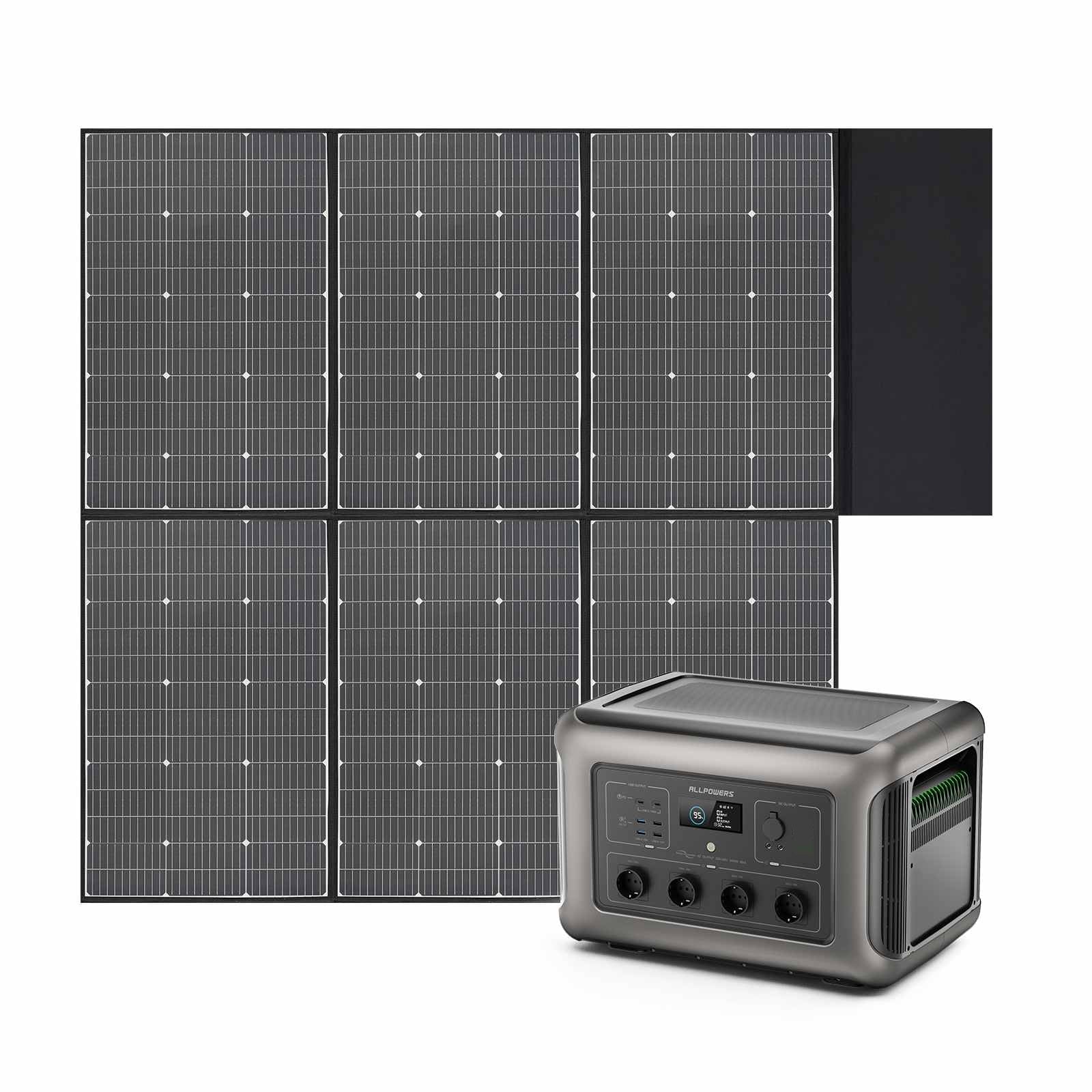 ALLPOWERS Generador Solar 3500W ( R3500 + SP039 Panel Solar 600W )