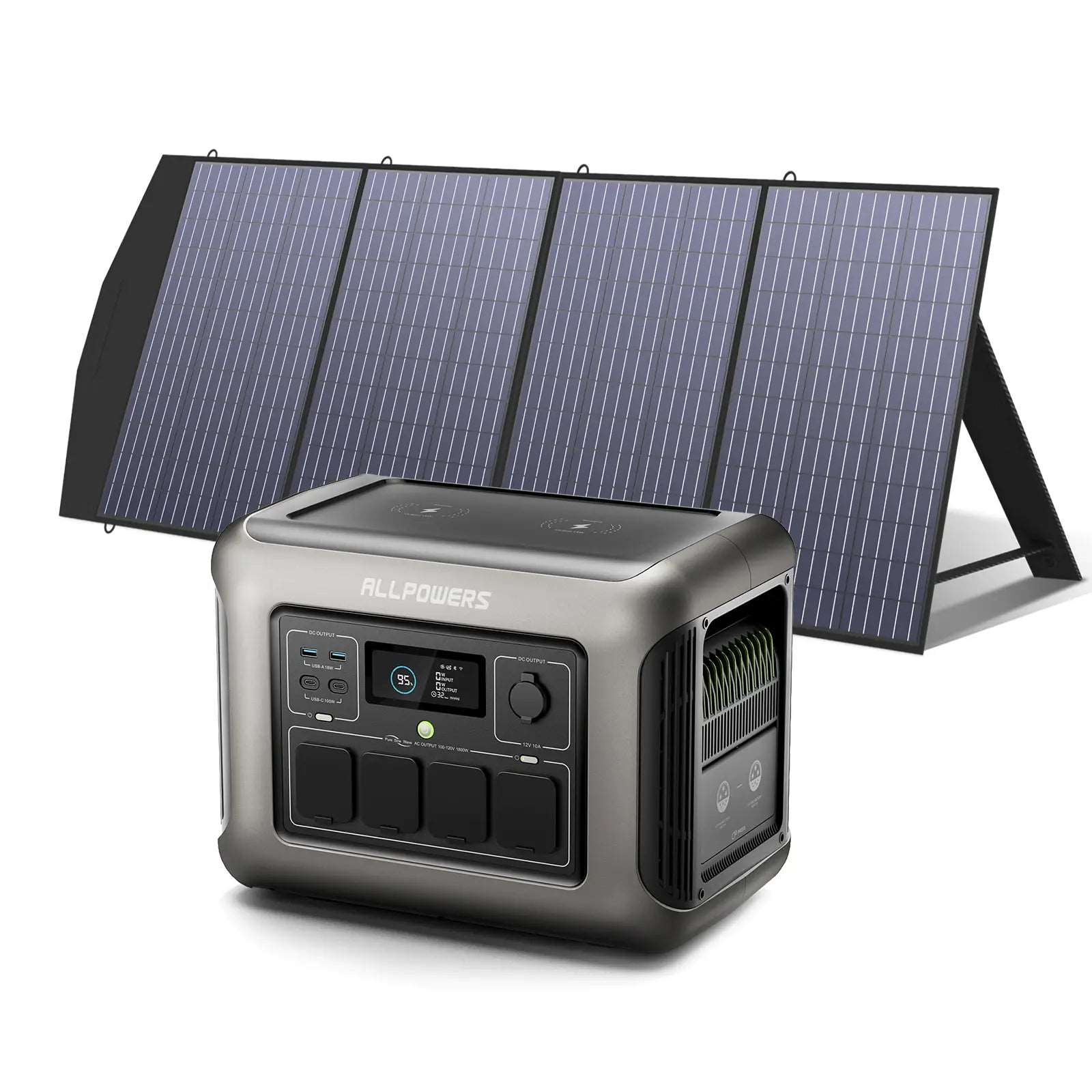 1800W Generador Solar ALLPOWERS R1500 (200W Panel Solar)