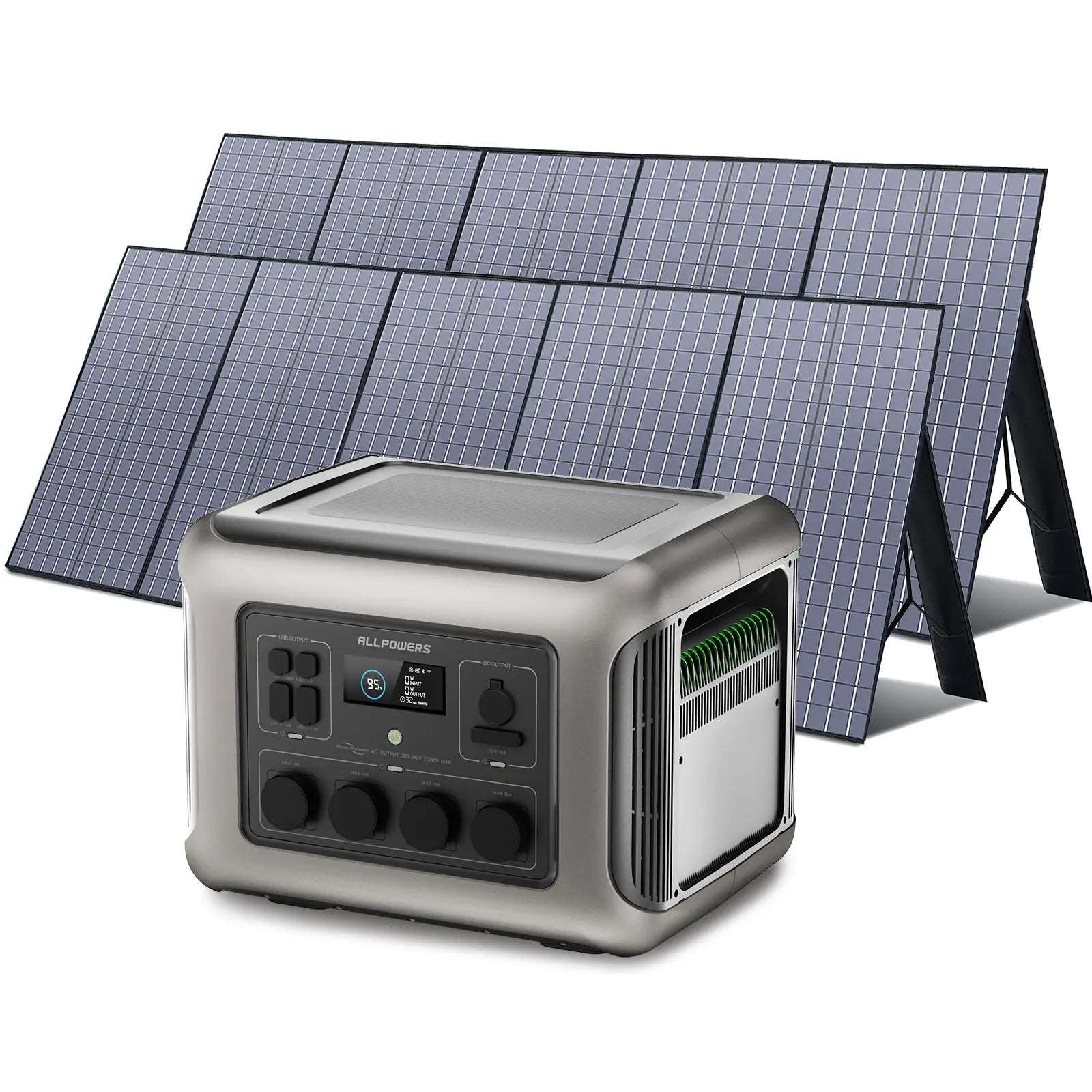 ALLPOWERS Generador Solar 2500W (R2500 + SP037 Panel Solar 400W)