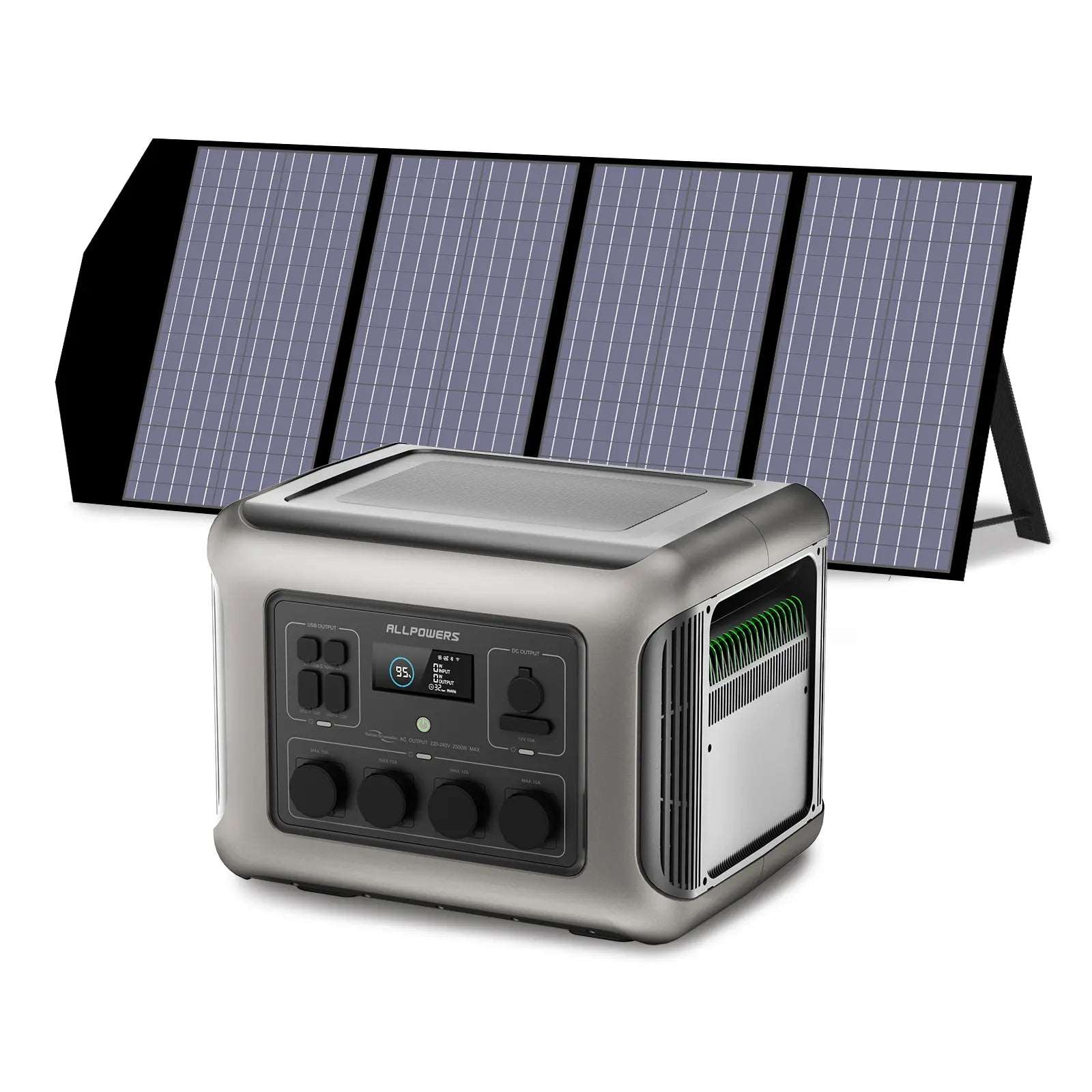 ALLPOWERS Generador Solar 2500W (R2500 + SP029 Panel Solar 140W )