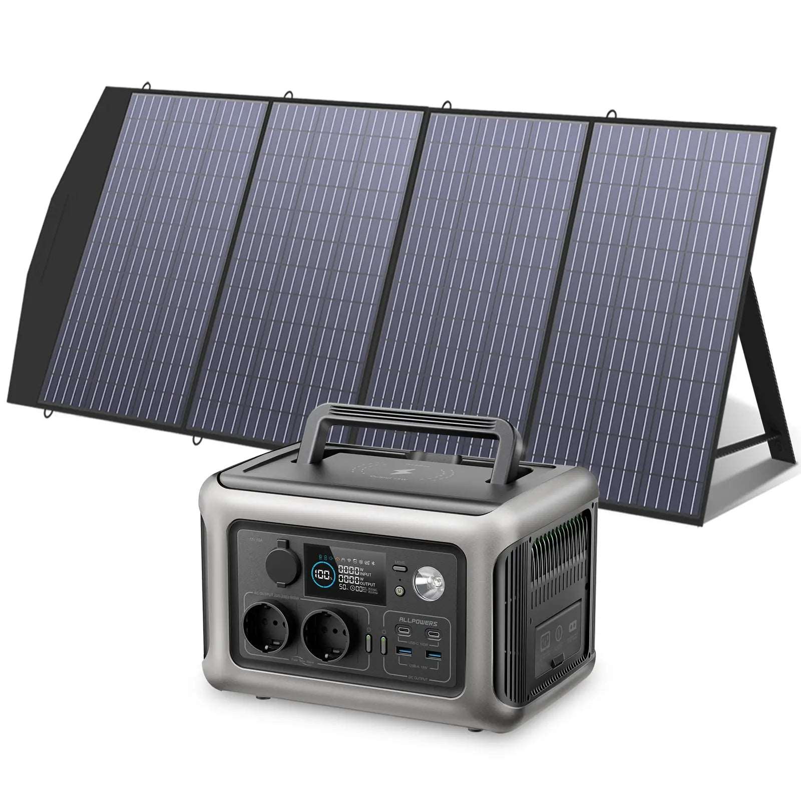 ALLPOWERS Generador Solar 600W (R600 + SP033 Panel Solar 200W)