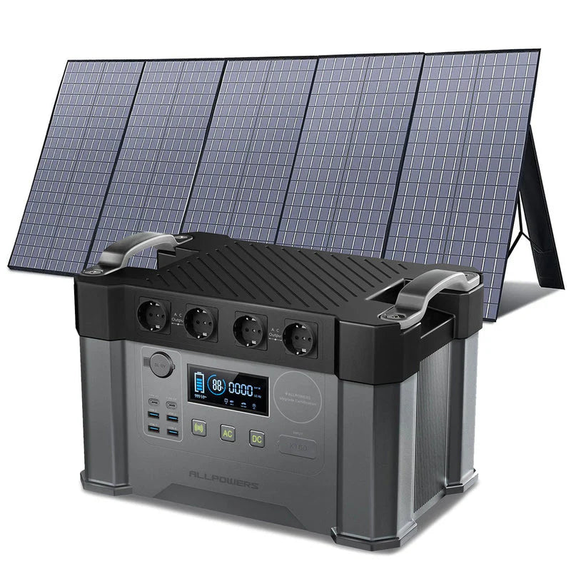 ALLPOWERS Generador Solar 2400W (S2000 Pro + SP037 Panel Solar  400W)