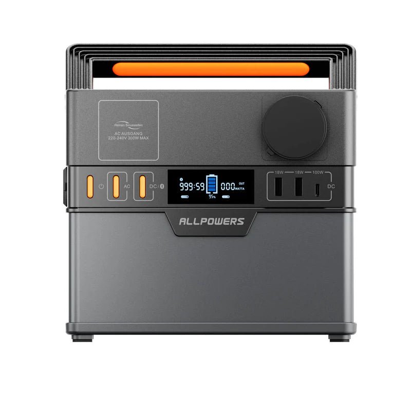 ALLPOWERS S300 Plus Estación de Energía Portátil 300W 288Wh en ALLPOWERS