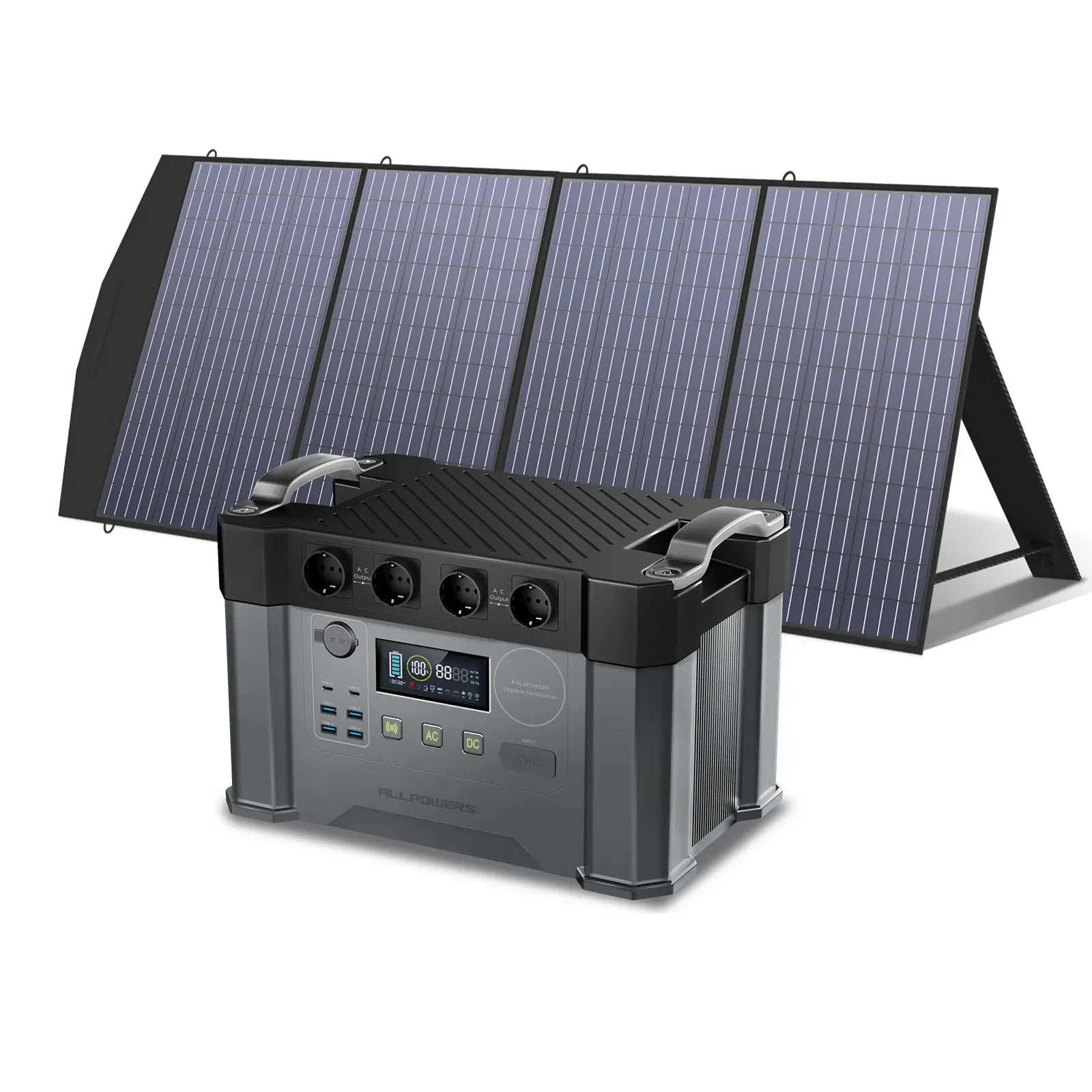 ALLPOWERS Kit Generador Solar 2000W (S2000 +  SP033  Panel Solar200W)
