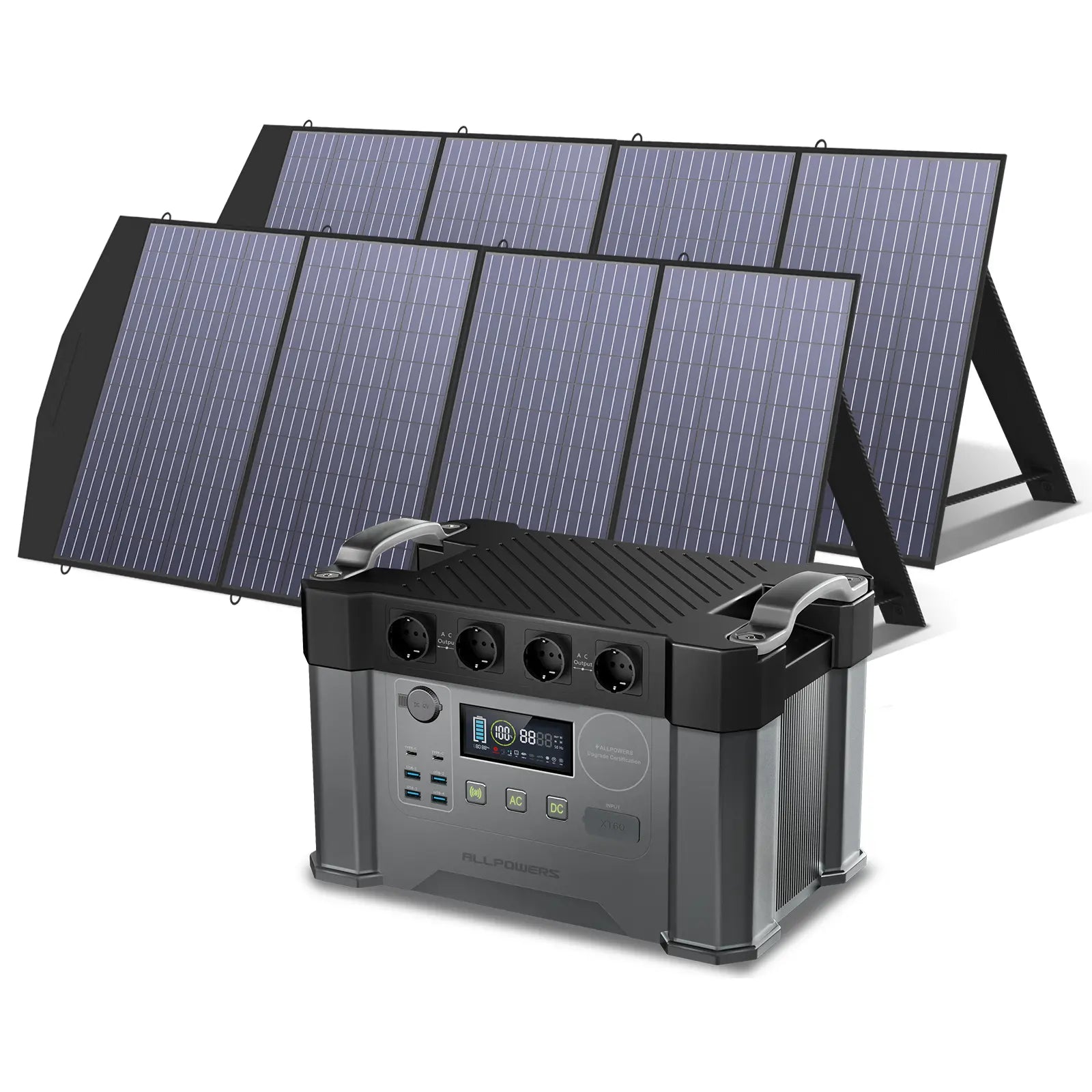 ALLPOWERS Kit Generador Solar 2000W (S2000 +  SP033  Panel Solar200W)