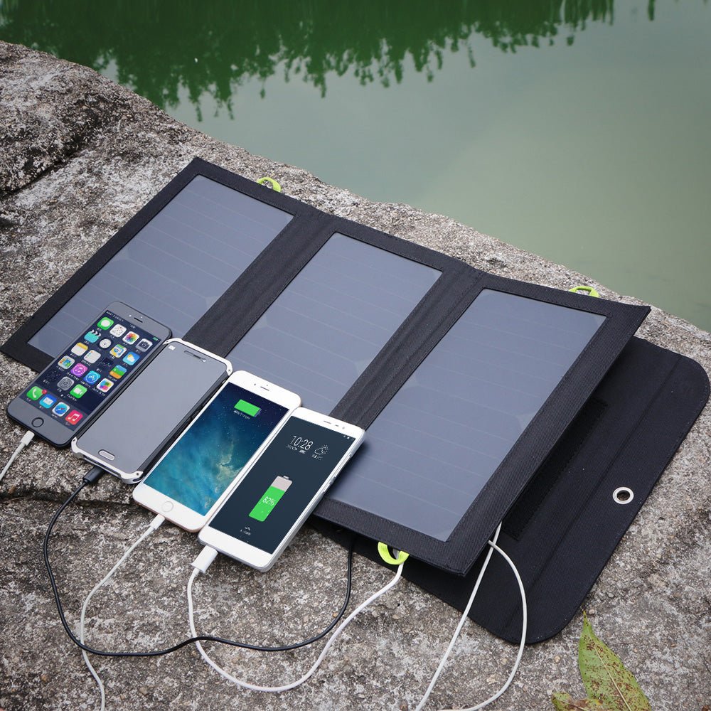 ALLPOWERS SP002 Placa Solar Batería Incorporada de 10000mAh 5V 21W