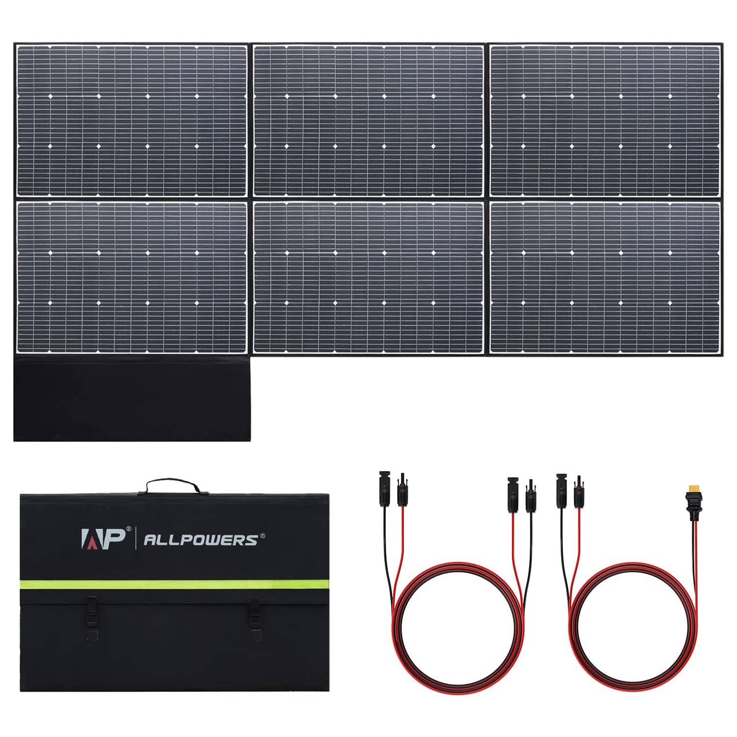 ALLPOWERS SP039 Placa Solar Portátil Monocristalino 600W