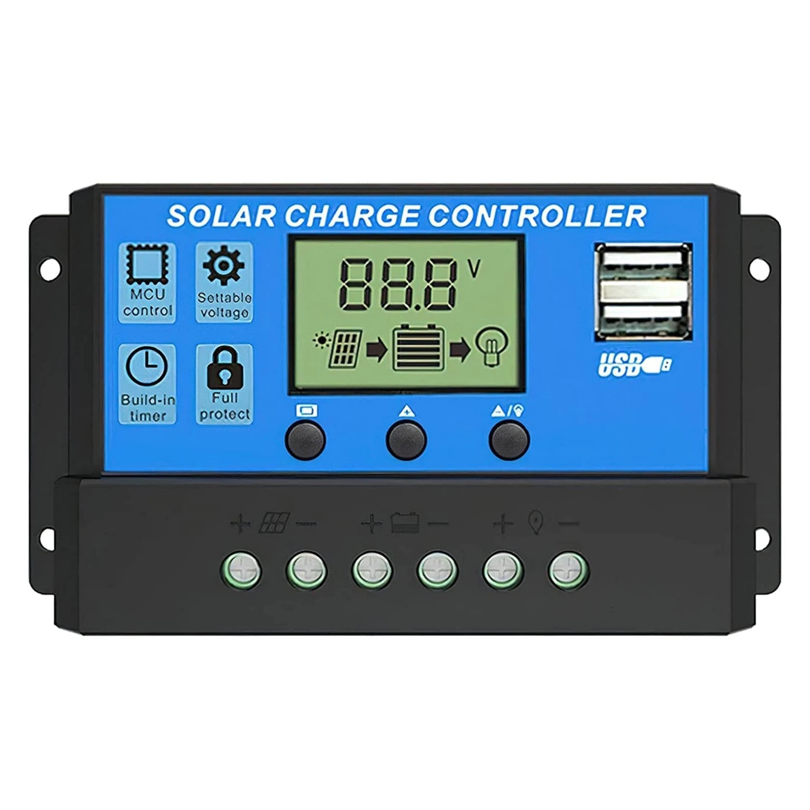 ALLPOWERS Controlador de cargador solar 30A