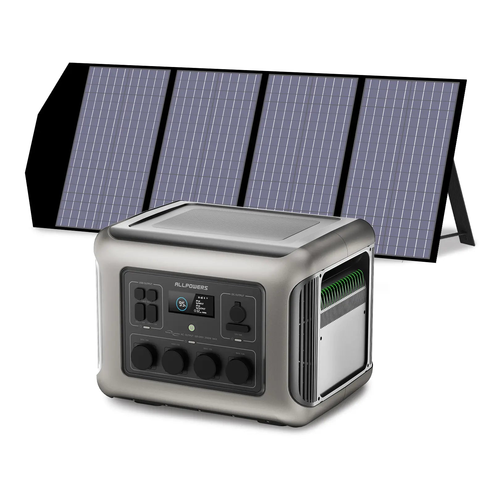 ALLPOWERS Generador Solar 2500W (R2500 + SP029 Panel Solar 140W )