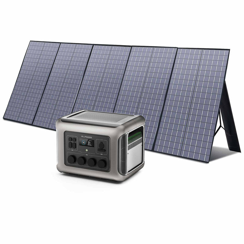 ALLPOWERS Kit Generador Solar 2500W (R2500 + SP037 Panel Solar 400W)