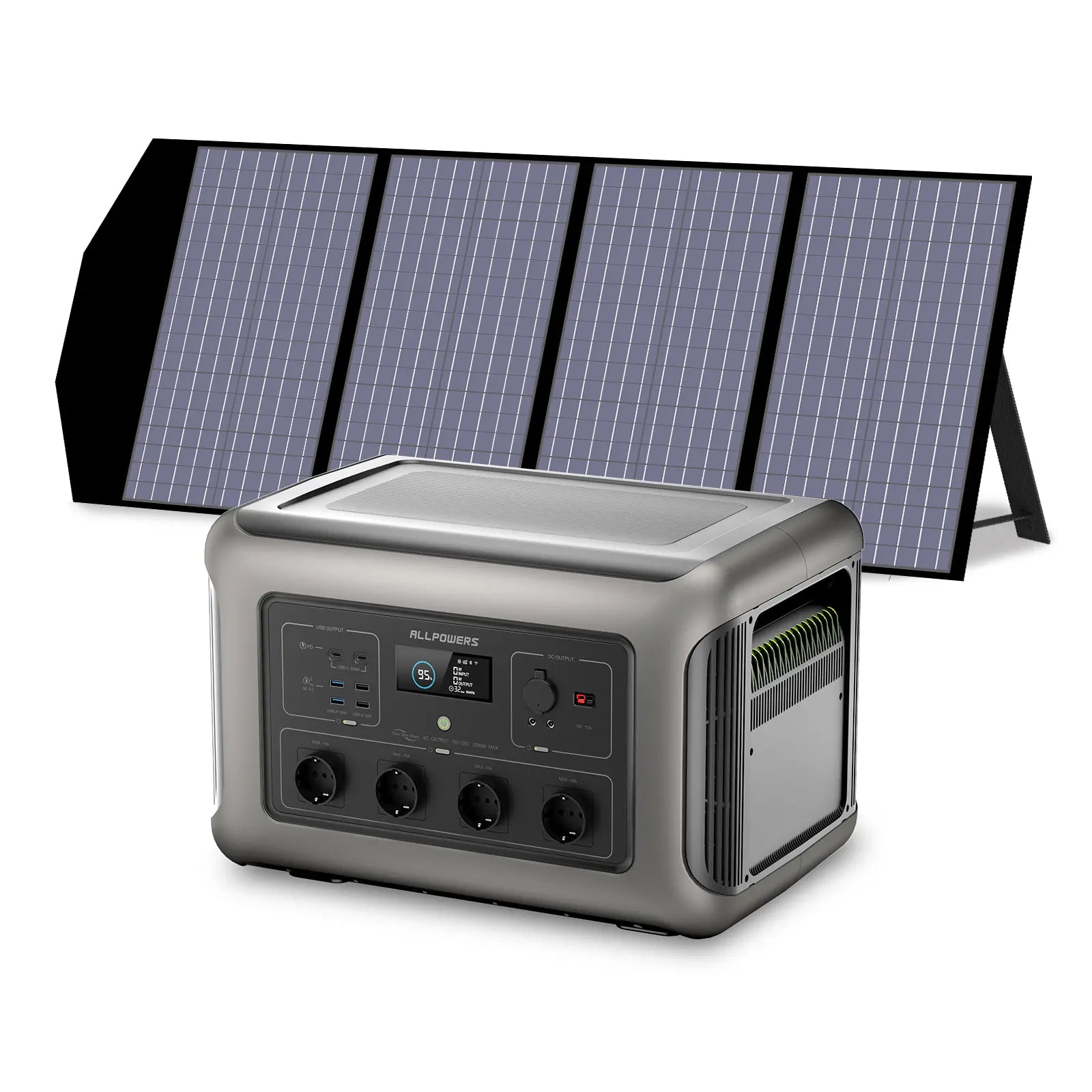 ALLPOWERS Generador Solar 3500W (R3500 + SP029 Panel Solar 140W)