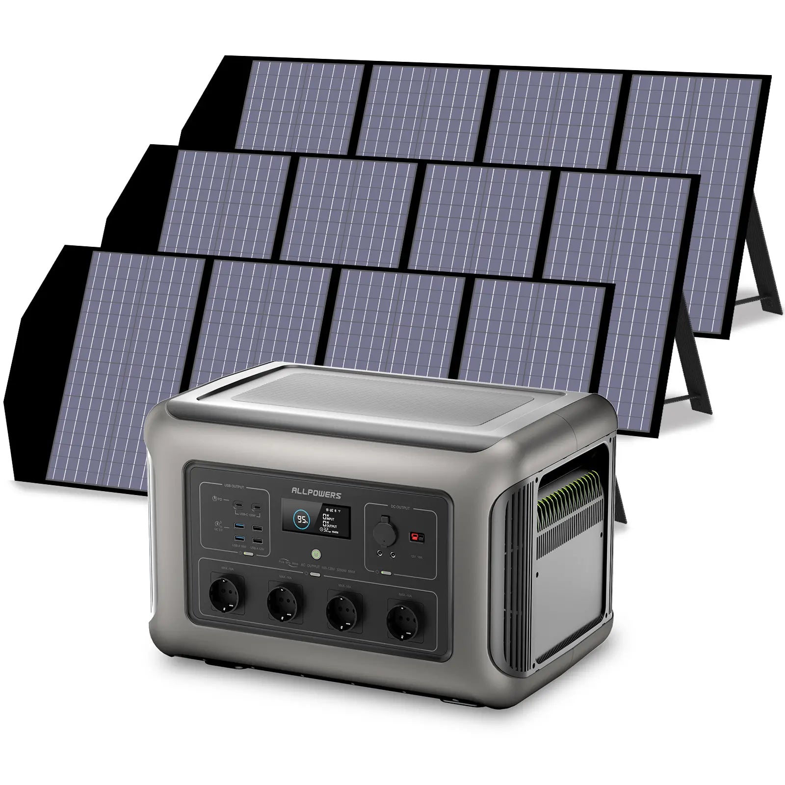 ALLPOWERS Generador Solar 3500W (R3500 + SP029 Panel Solar 140W)