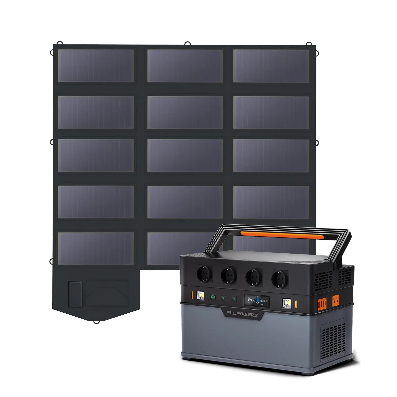 ALLPOWERS Kit Generador Solar 1500W (S1500 +  SP012 Panel Solar 100W)