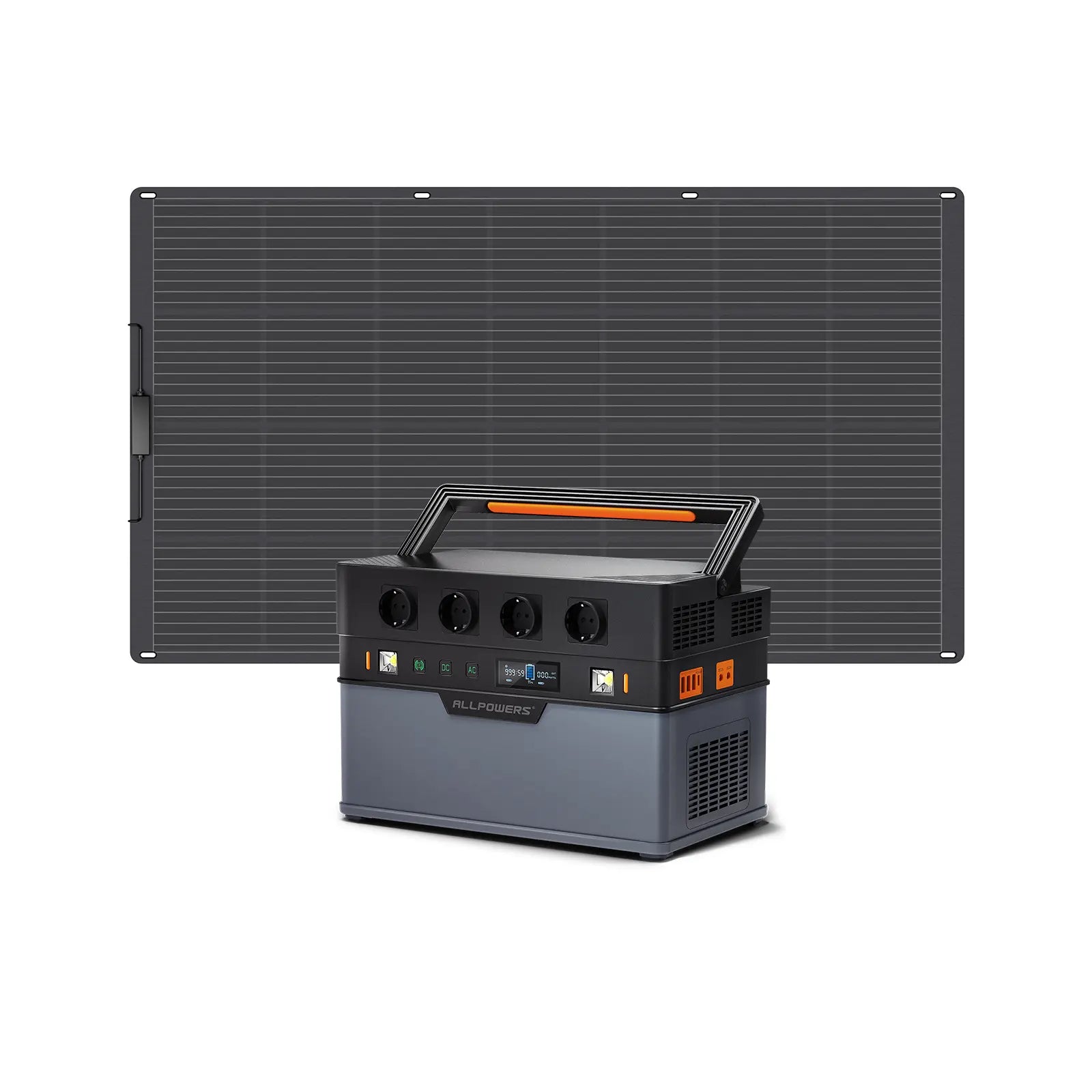 ALLPOWERS Kit Generador Solar 1500W ( S1500 + SF200 Panel Solar Flexible 200W)