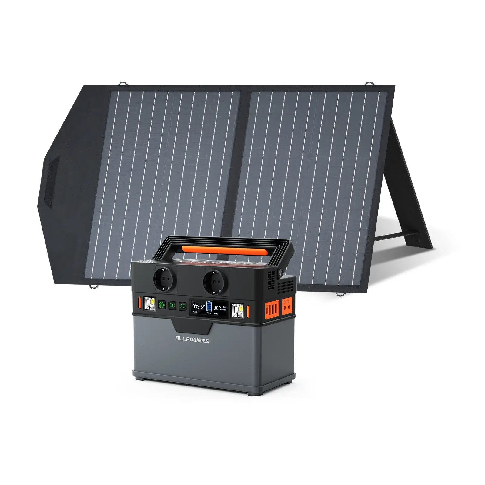 ALLPOWERS Kit Generador Solar 300W (S300 + SP020 Panel Solar  60W)